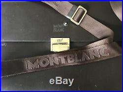 Mont Blanc Brown Leather Laptop Bag Mens/Womens/Unisex