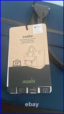 Moshi Costa Travel Satchel For 15 Laptop With Shoulder Strap