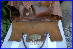 Mulberry BAYSWATER bag OAK tan leather handbag laptop shopper work baby LARGE