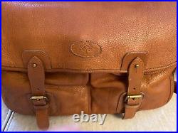 Mulberry Vintage Oak Leather Work Overnight Laptop Bag