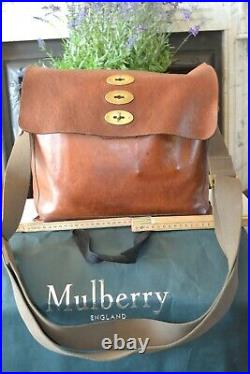 Mulberry bag BRYNMORE OAK leather messenger laptop briefcase work travel VINTAGE