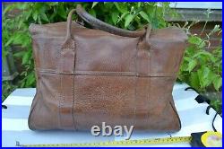 Mulberry bag Bayswater Oak tan leather handbag laptop shopper work tote LARGE