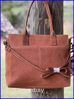 Myra Bag Leather Hairon Satchel Shoulder Laptop Professional Beautifully Crafted