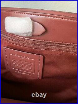 NEW! Coach Central Tote Shoulder Bag 1941 Saddle/Gold Calf Leather Fits 13Laptop