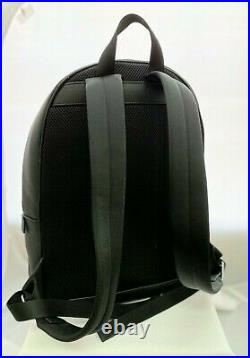 NEW MICHAEL KORS MK COOPER Black Leather Large Laptop Backpack Bag msrp $548