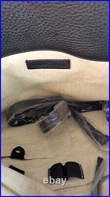 NEW Mark and Graham Caroline Handbag Black Leather Bag Tote No Mono