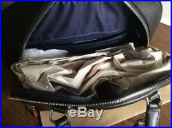 NEW TUMI STANTON ORION BACKPACK BLACK LEATHER $595 Women Laptop Bag 79411
