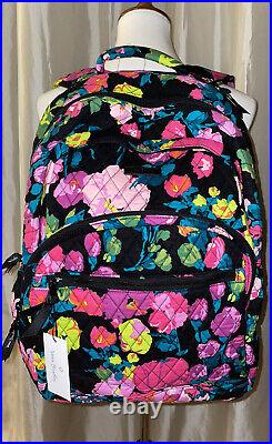 NEW Vera Bradley Essential XLarge Quilted Backpack & Lunch Bag Hilo Meadow