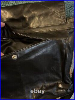 NWOT FRANCESCO BIASIA Womens Bag HANDBAG Black Leather PURSE, Laptop New