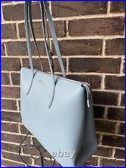 NWT $328 Kate Spade All Day Large Zip Top Tote Laptop Blue