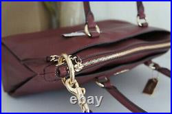 NWT COACH F77884 Mia Satchel tote shoulder bag Leather Handbag laptop briefcase