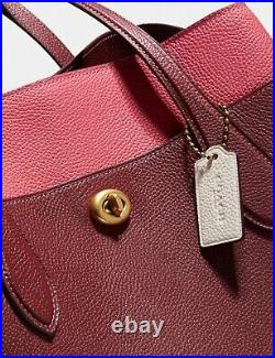 NWT Coach 1941 Lora Carryall satchel 654 colorblock shoulder bag laptop tote