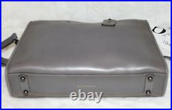 NWT Coach 1941 Rogue Brief Case Travel Work School Laptop Bag Heather Grey $695