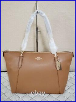 NWT Coach Ava Chain Tote 87775 SHOULDER BAG SATCHEL LAPTOP TOTE LEATHER BROWN