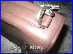 NWT Coach Brown Leather Briefcase / Laptop Bag