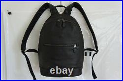 NWT Coach F72510 Mens West Slim backpack Pebble Leather Campus Laptop Black $498