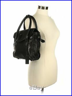 NWT Joy Gryson Women Black Leather Laptop Bag One Size