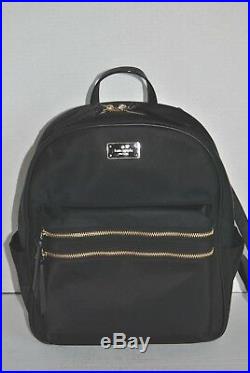 NWT Kate Spade Bradley Wilson Road Black LAPTOP Backpack Travel Book Bag