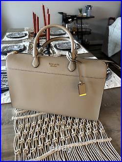 NWT Kate Spade Morgan Laptop Bag Timeless Taupe $398 Retail