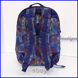 NWT Kipling BP4372 Seoul Go XL Backpack Laptop Bag Nylon Geometric Mingle Multi