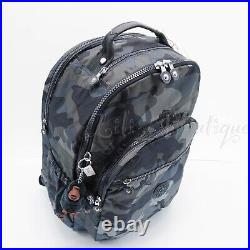 NWT Kipling BP4372 Seoul Go XL Backpack Laptop Travel Bag Nylon Cool Camo $149