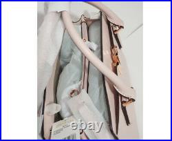 NWT Michael Kors Mott large satchel tote laptop shoulder bag Powder blush