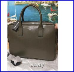 NWT Michael Kors Warren Briefcase Laptop Shoulder Bag Leather tote satchel