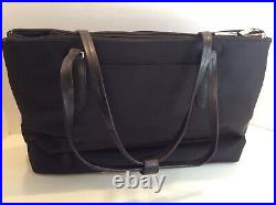 NWT NEW Tumi ELINOR BUSINESS TOTE Black Nylon Travel Computer Shoulder Bag $375