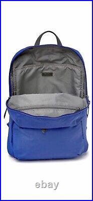 NWT Tumi Cora Backpack Shoulder Bag Dazzling Blue Nylon 5% Leather Trim Laptop
