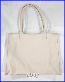 New Diptyque Limited Edition Embroidered Canvas Tote Bag Cotton Beach Laptop