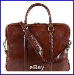New Genuine Leather Laptop Messenger Bag Handmade Vintage Men Women Briefcase