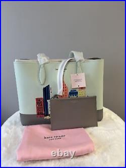 New Kate Spade Rock Center Large Tote with Zip Pouch Fits 13 Laptop