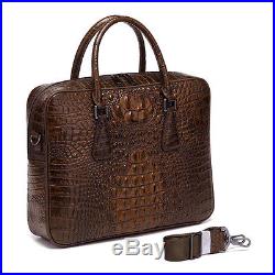 New Leather Briefcase Laptop Bag Attache Business Man Bag Men's Women's Handbag