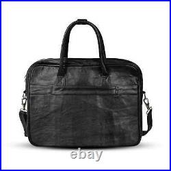 New Leather Laptop Bag Timeless Tech Black 100% Authentic Leather