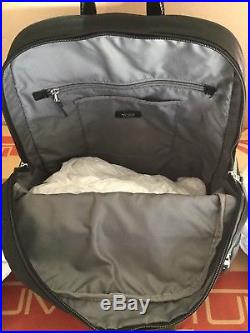New Tumi $345 Calais Voyageur Backpack Laptop Bag Black & Earl Grey 79109