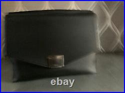 New Tumi Mariella Tavi Satchel Briefcase Laptop Bag Black Leather MSRP $795