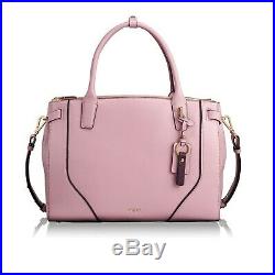 New Tumi womans ladies pink leather stanton tote laptop shoulder hand bag £625