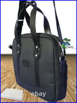 New VINTAGE LACOSTE Business Style Briefcase LapTop Bag Classic Chic 7 Black
