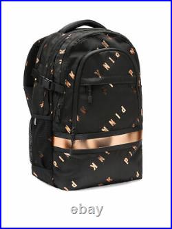 New Victoria's Secret PINK Collegiate Backpack Travel Laptop Book Bag Rare Gift