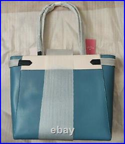 New with tag Kate Spade Staci Large Leather Laptop Tote Shoulder Bag Purse