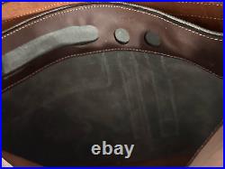 Nice Pad & Quill Valet Luxury Laptop Bag Brown leather bag retails $180