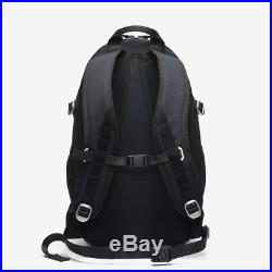 Nike NikeLab Backpack Black Mesh Leather Mens Womens School Book Bag Laptop