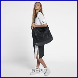Nike NikeLab Tote Bag Black Mesh Leather Mens Womens School Book Bag Laptop
