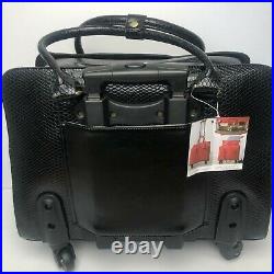 Nile Roller Bag by Simply Noelle with Detachable Laptop Case, Black BRAND NEW
