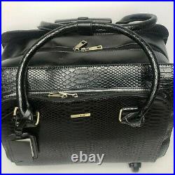 Nile Roller Bag by Simply Noelle with Detachable Laptop Case, Black BRAND NEW