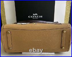Nwt Coach Light Tan/multi XL Rogue 39 With Animal Creature Patches C6168