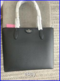 Nwt Kate Spade Lori Large Tote Shoulder Bag Laptop Tote Handbag Black Wkroo231