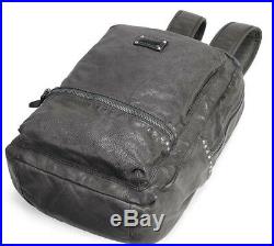 Old Trend Women's Stark Stud Genuine Leather Backpack Laptop Bag in Grey