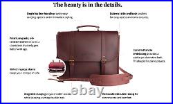 Pianote BookBag Premium Leather Satchel for Laptop, Piano Books