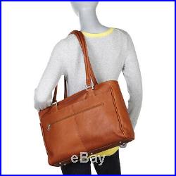 Piel Ladies Laptop Tote With Pockets 3 Colors Women's Business Bag NEW